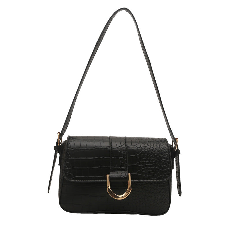 Advanced Texture Underarm Retro Style Fashionable Vachette Clasp Women&