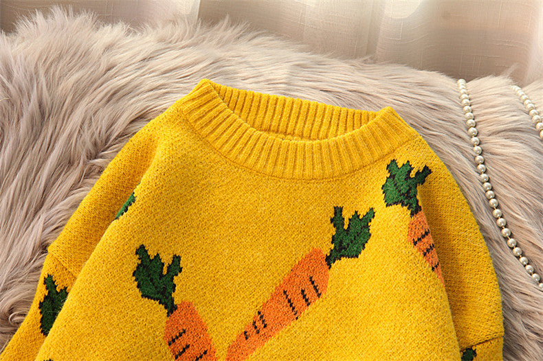 Sweater Female Autumn Winter Outfit Wear Korean Version