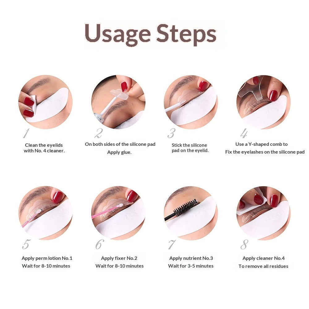 ICONSIGN Eyelash Perming Keratin Kit For Long-lasting Curly Lashes Easy Eyelash Perming