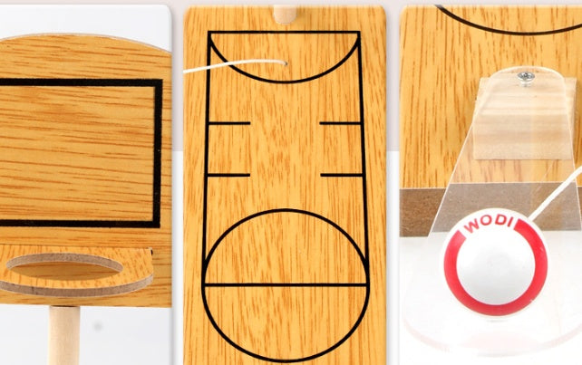 Wooden mini desktop bowling basketball game Parent-child interaction Child adult decompression toy