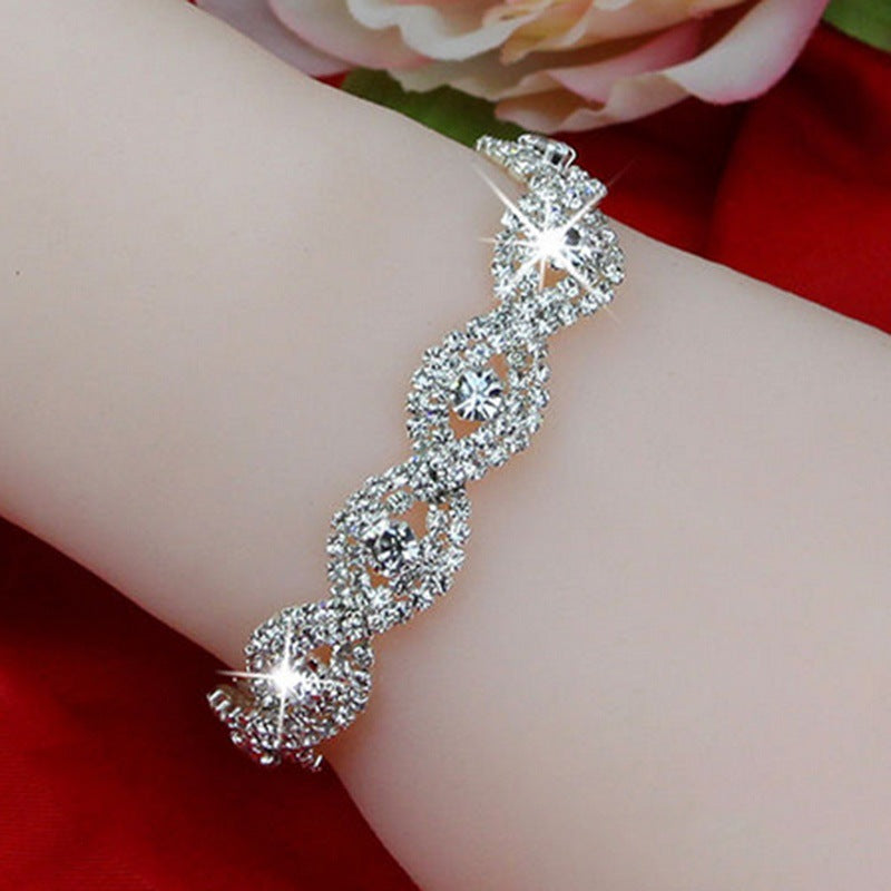 Crystal Bracelet Flash Diamond Bracelet Women&