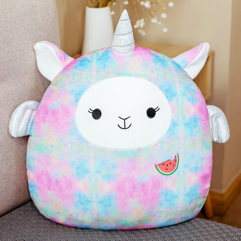 Cute Fat Fat Plush Toy Animal Doll Kawaii Deer Pig Soft Pillow Buddy Stuffed Cushion ValentineS Gift For Kids Girl