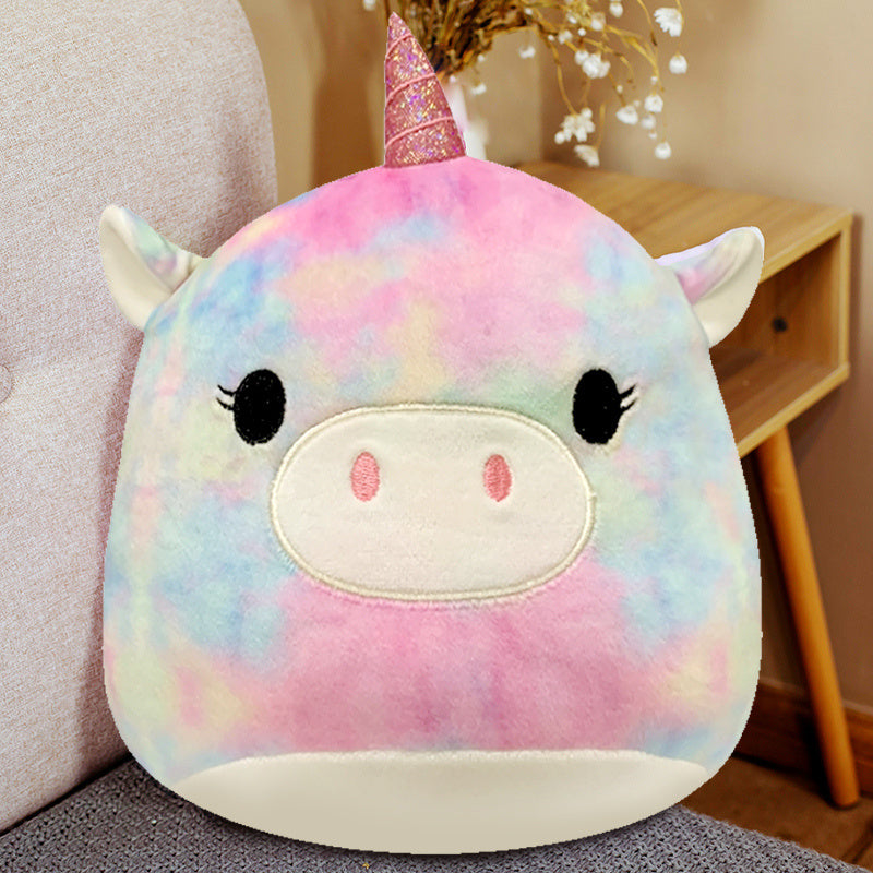 Cute Fat Fat Plush Toy Animal Doll Kawaii Deer Pig Soft Pillow Buddy Stuffed Cushion ValentineS Gift For Kids Girl