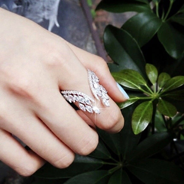 Angel Wing Ring Alloy Wing