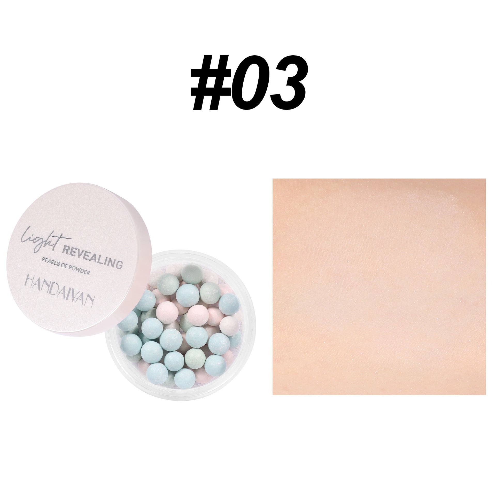Loose Powder Ball Oil Control Lasting Five-Color Makeup