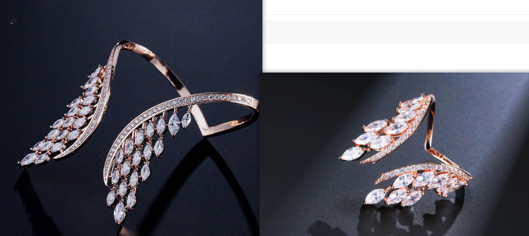 Angel Wing Ring Alloy Wing