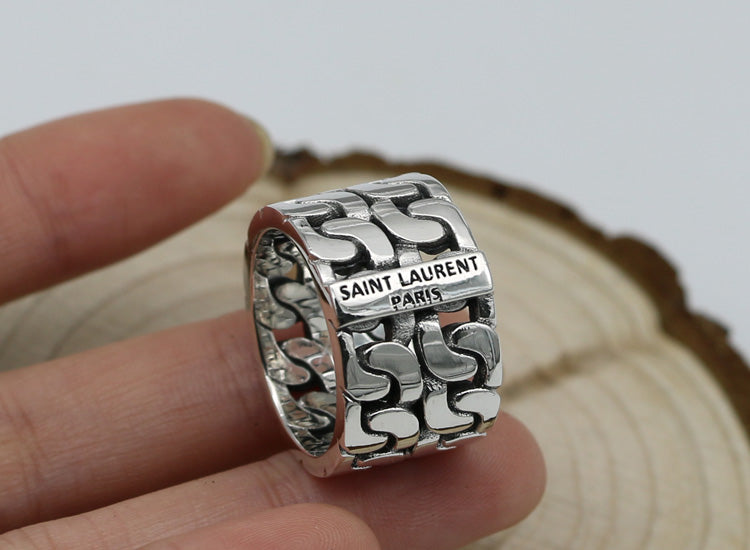 Silver Retro Ring