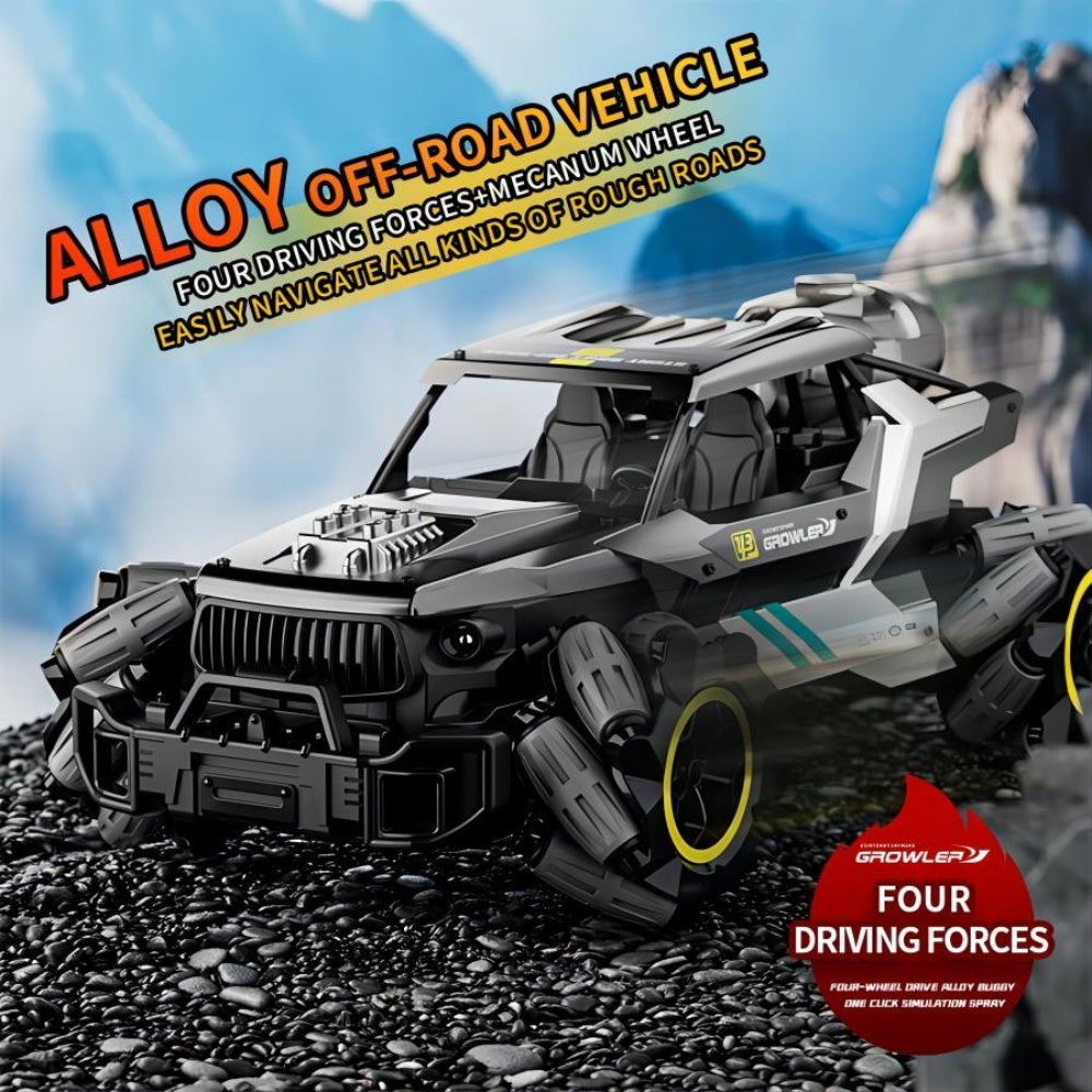 4DRC Remote Control Truck With Spray&Light, Dual Motors Off Road RC Car, 2.4Ghz 4WD 360 Rock Crawler,Hand Controlled Gesture,Toy For Kids Adults.Logistics Is Randomly Sent By UPS,USPS,fedex