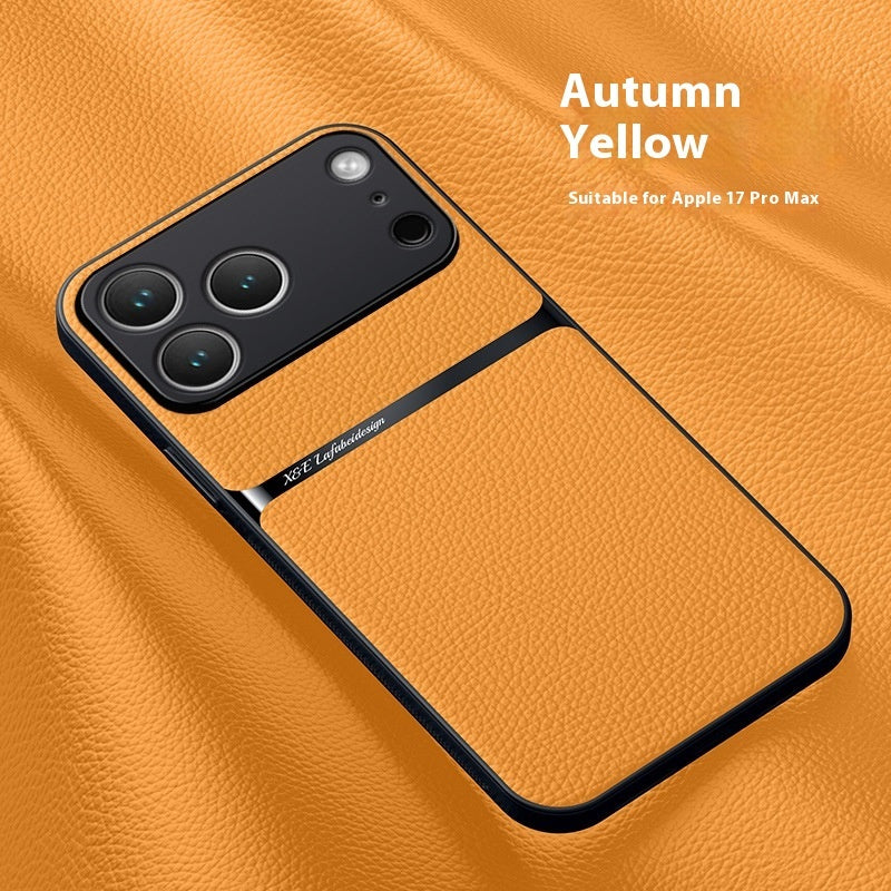 Creative Magnetic All-inclusive Litchi Leather Pattern Phone Case