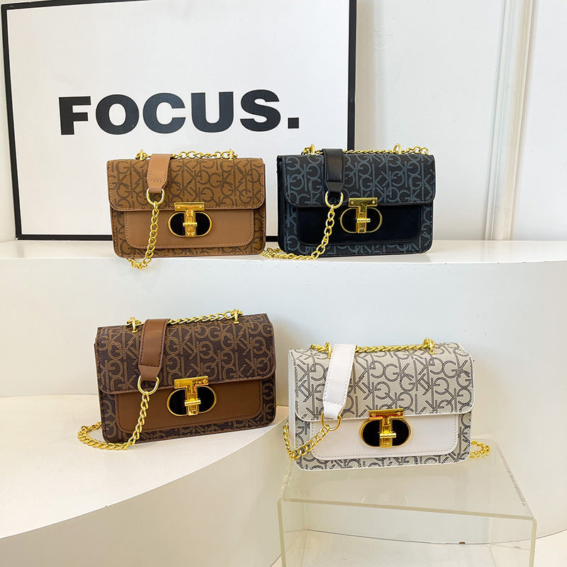 Spring New All-Match Style Shoulder Crossbody Bag Square