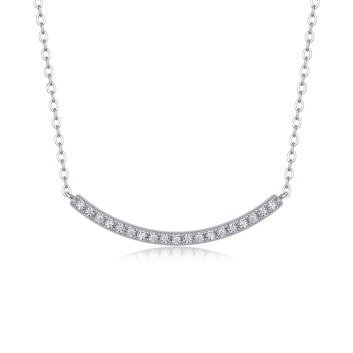 Joy - A Fashionable And Luxurious Diamond Jewelry Pendant Set With Moissanite S925 Sterling Silver And Platinum Plating
