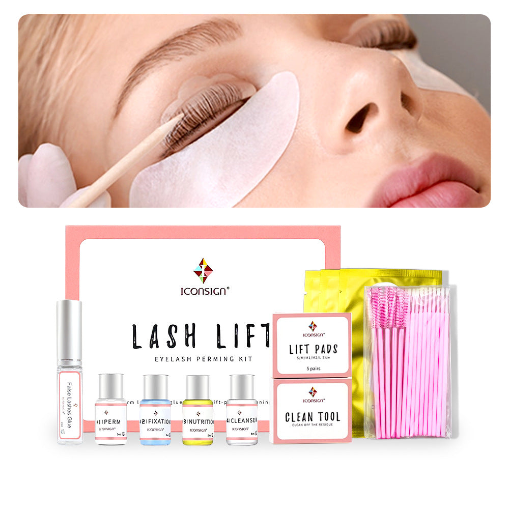 ICONSIGN Eyelash Perming Keratin Kit For Long-lasting Curly Lashes Easy Eyelash Perming