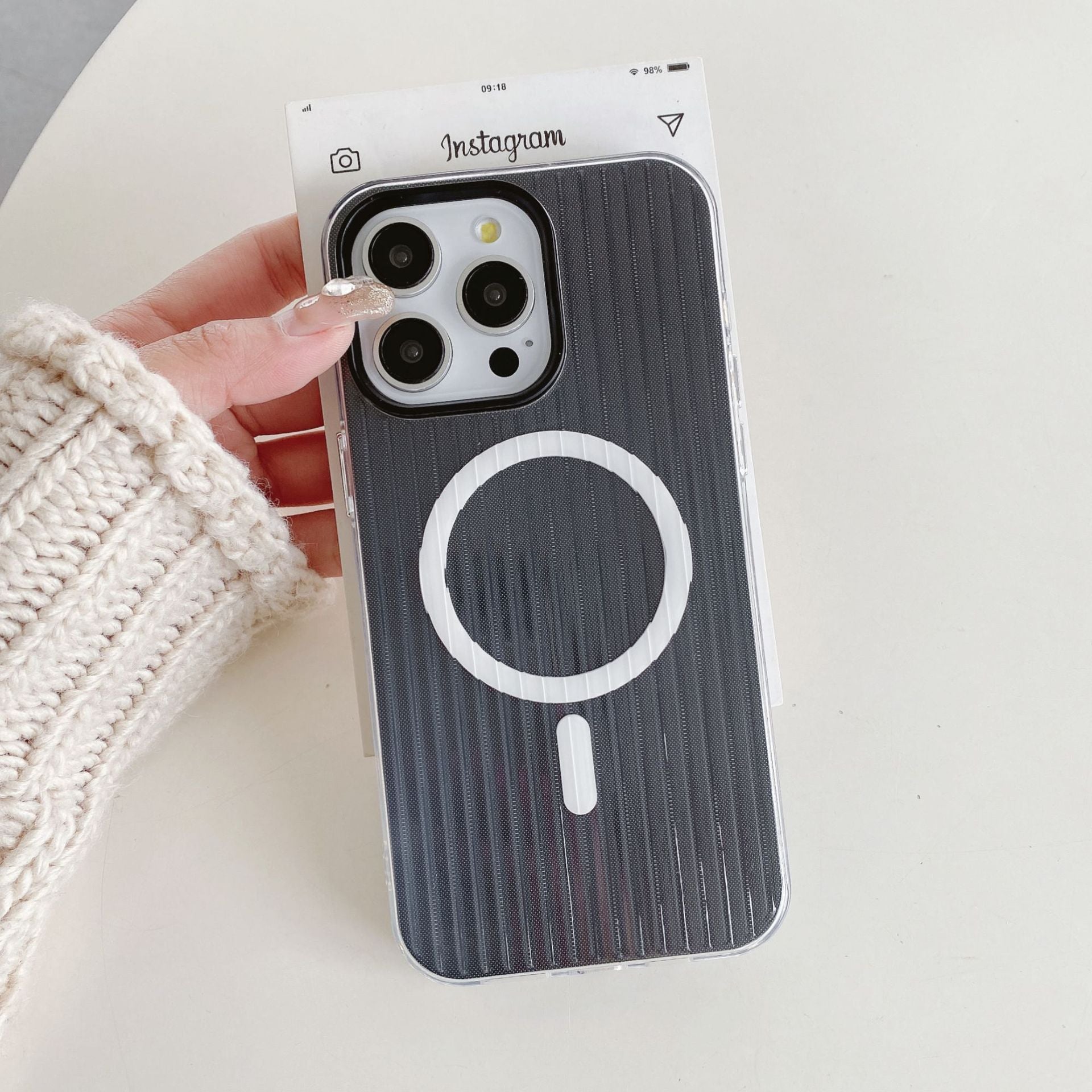 Magnetic Stripe Two-in-one Phone Case