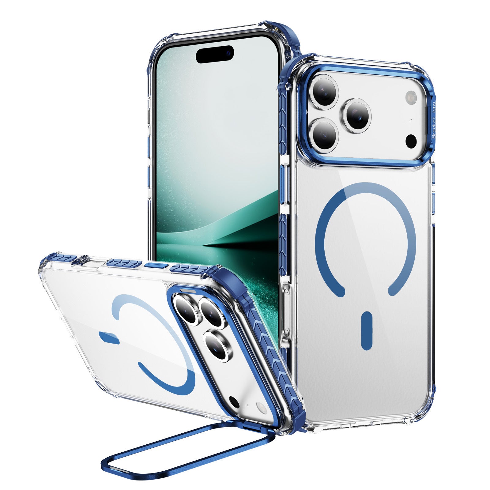 Applicable To Rainbow No 1 Phone Case 16Pro Magnetic Suction