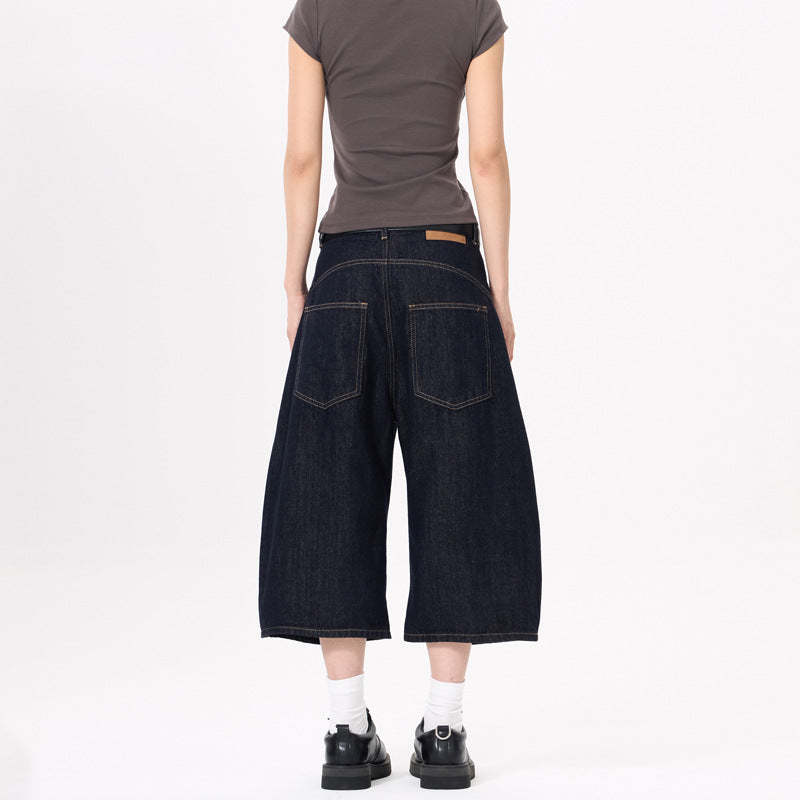 Cropped Pants High-street Streetwear Brand Scimitar Jeans