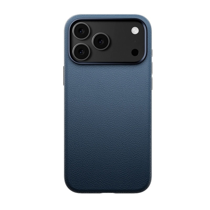 Applicable To Integrated AI Plain Leather Phone Case Built-in Magnetic Suction