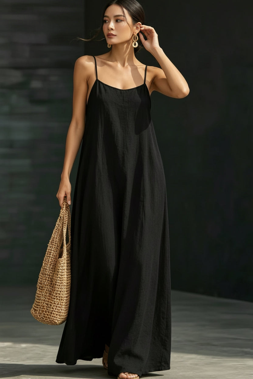 Casual Strap Maxi Resort-style Dress