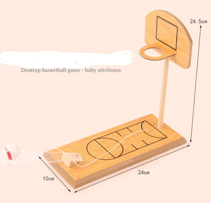 Wooden mini desktop bowling basketball game Parent-child interaction Child adult decompression toy