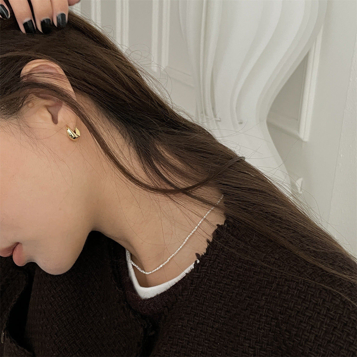 Niche Ear Ring Elegant And Advanced Sense Girls Earrings