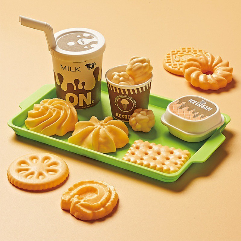 Kids Kitchen Toy Pretends Play Cooking Food Game Hamburger