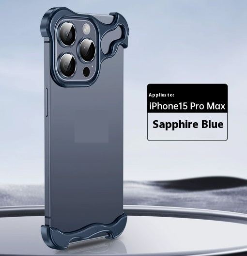 Special-shaped Metal Corner Pad Phone Case