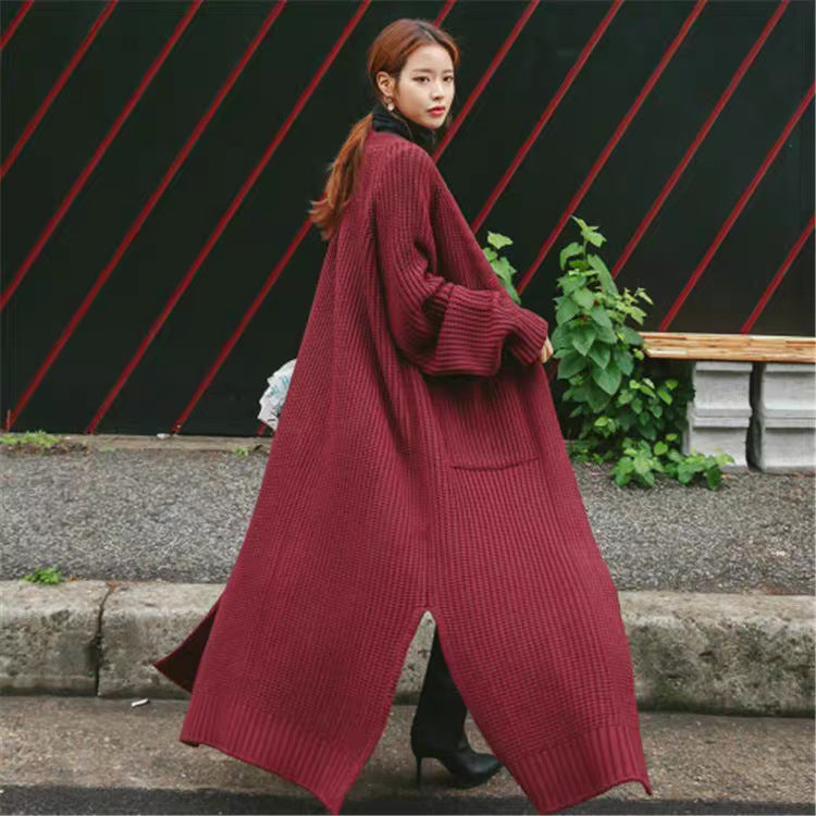 Overknee Sweater Coat Women&