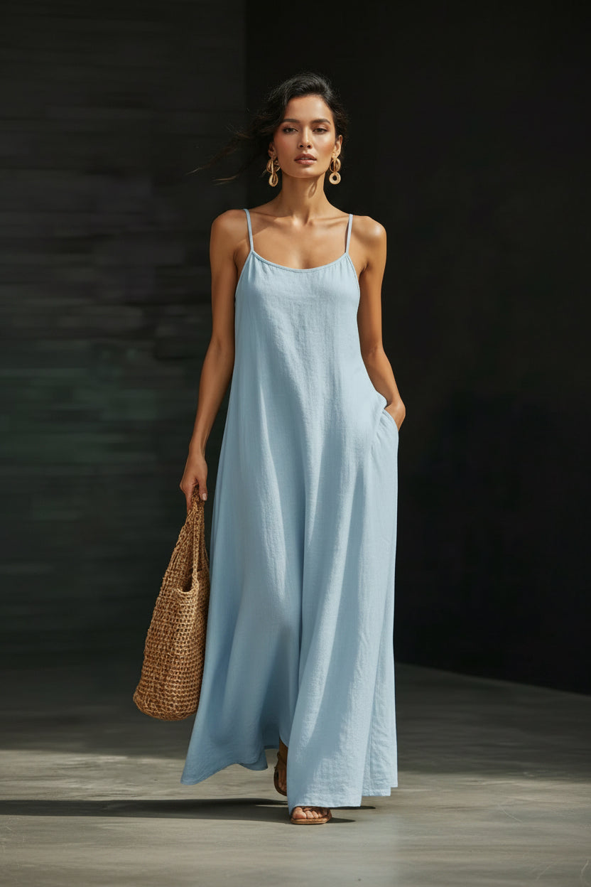 Casual Strap Maxi Resort-style Dress