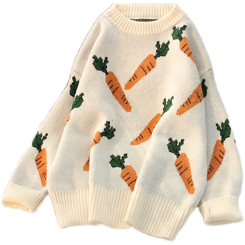 Sweater Female Autumn Winter Outfit Wear Korean Version