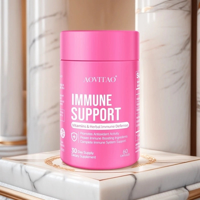 Natural Herbal Immune Defense Immunity Vitamins Supplement Booster And Mushroom Supplement With Lion&