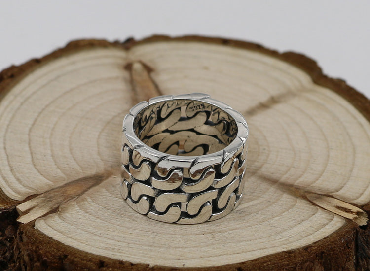 Silver Retro Ring
