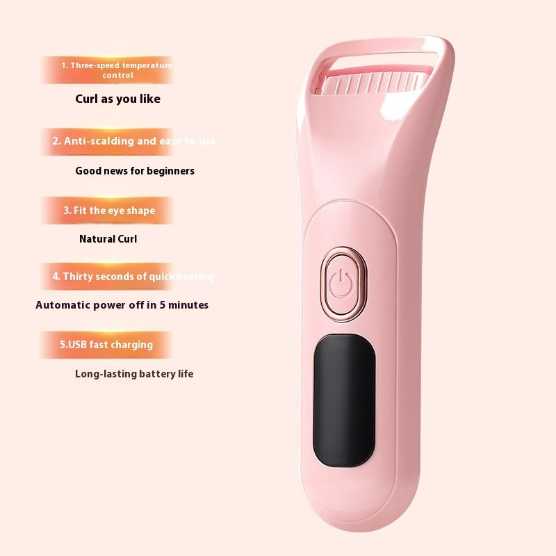 Digital Display Electric Eyelash Curler Charging Female Electric Ironing Eyelash Curler