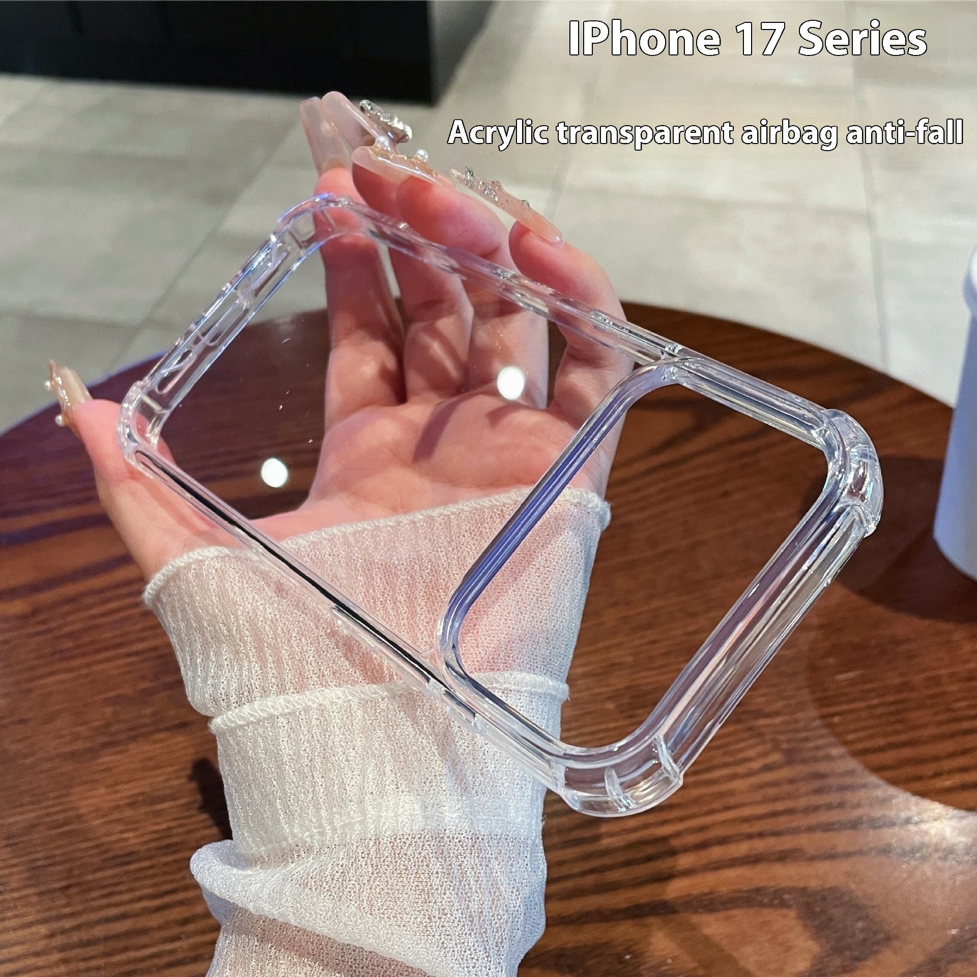 Transparent Airbag Drop-resistant Acrylic Simple Protective Cover