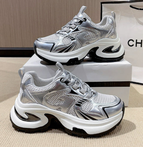 Platform Breathable Sneakers Designed Specifically For Petite Frames