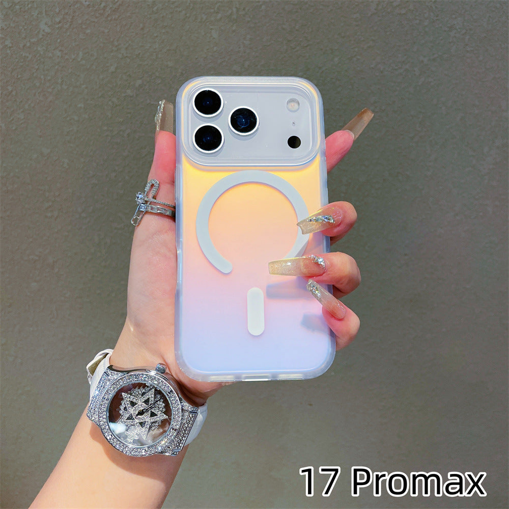 Laser Gradient Frosted Magnetic Phone Case