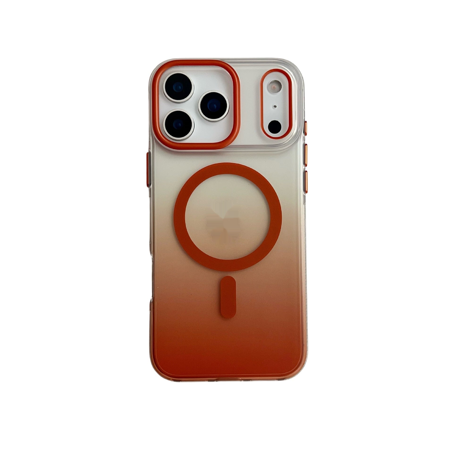 Laser Gradient Magnetic Aurora Applicable 17ProMax Frosted Mobile Phone Protective Case