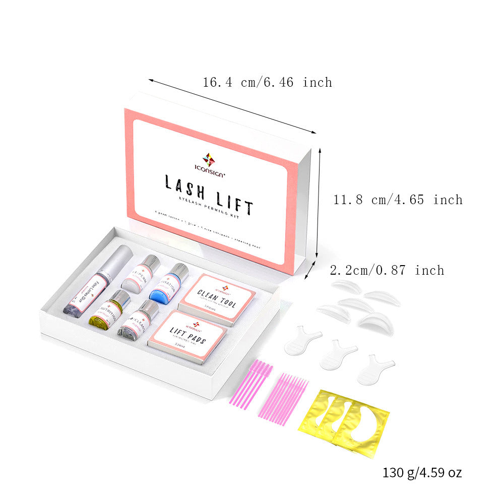 ICONSIGN Eyelash Perming Keratin Kit For Long-lasting Curly Lashes Easy Eyelash Perming