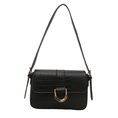 Advanced Texture Underarm Retro Style Fashionable Vachette Clasp Women&
