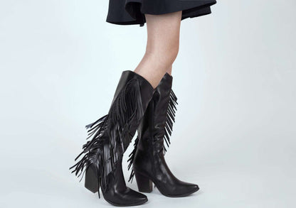 Tassel Martin Boots Plus Size European And American Fashion