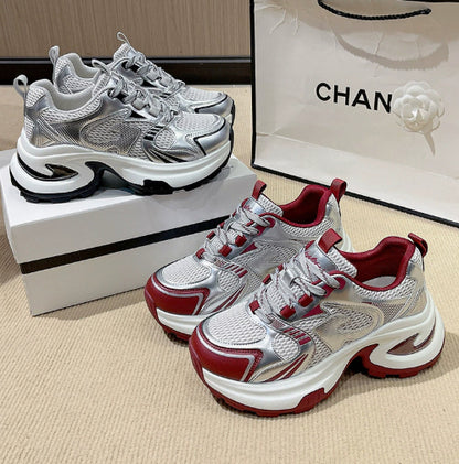 Platform Breathable Sneakers Designed Specifically For Petite Frames