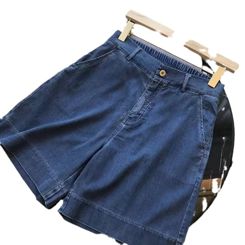 High-waisted Plus-size Versatile Loose-fit Pants