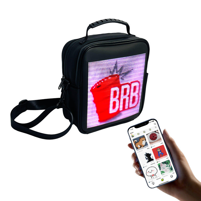 Square Led Backpack Men&