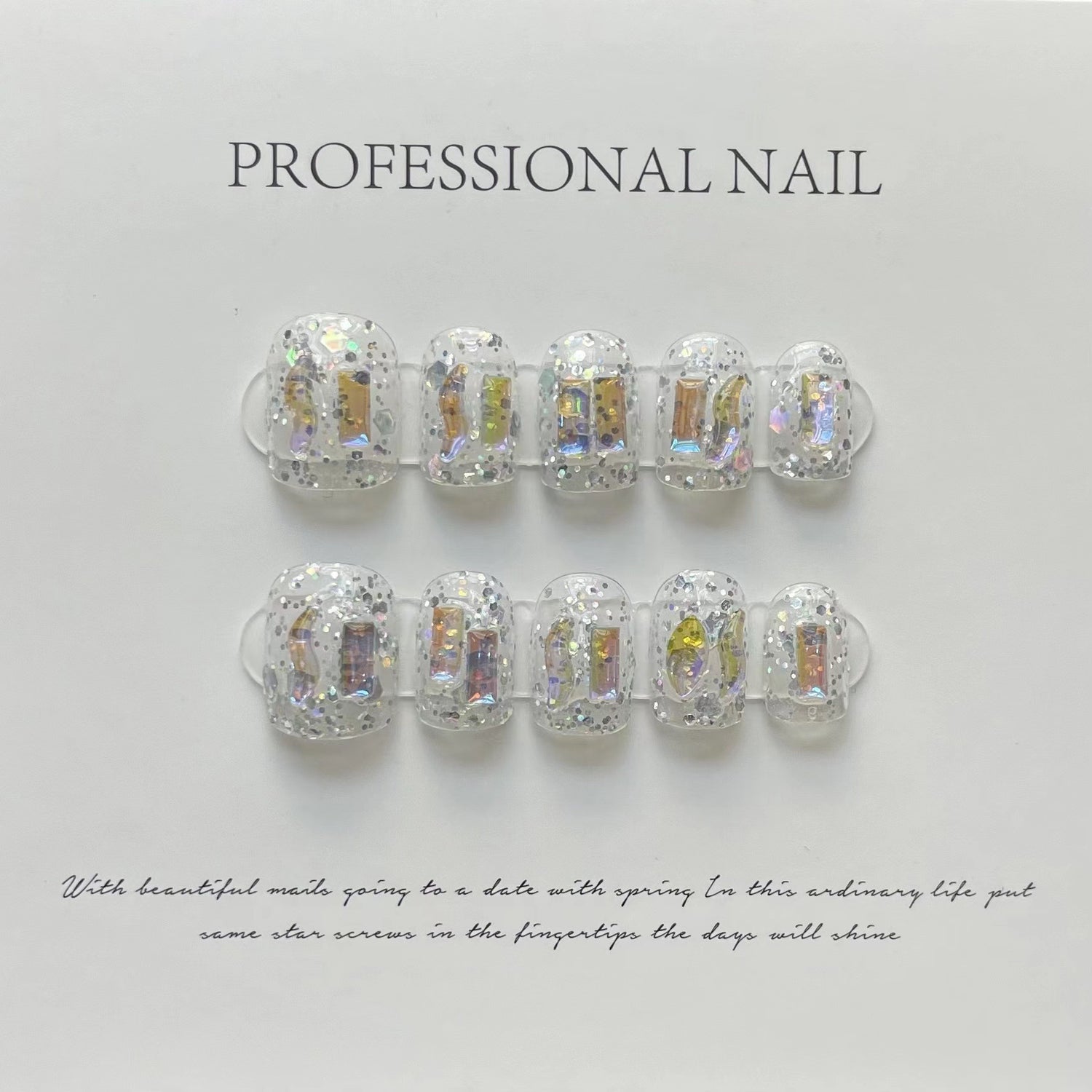 Hand-worn Armor Nail Sticker Nail Patch Warm Genie Series Ornament