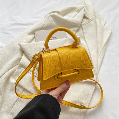 Commuter Western Style Solid Color Shoulder Messenger Bag