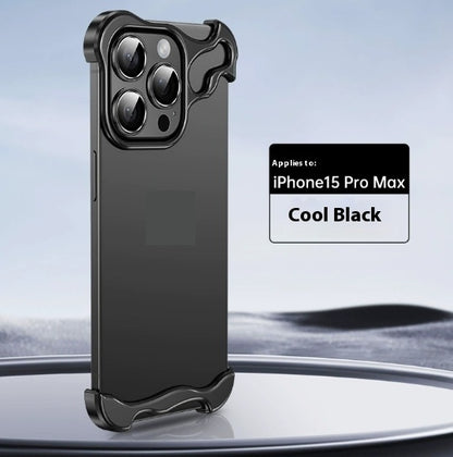 Special-shaped Metal Corner Pad Phone Case