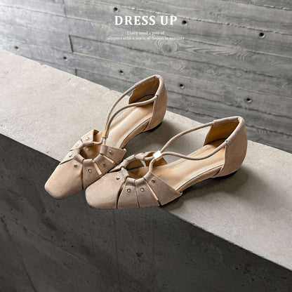 Handcrafted Full-Grain Leather Cage Sandals, Women&