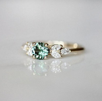 Emerald Diamond Ring