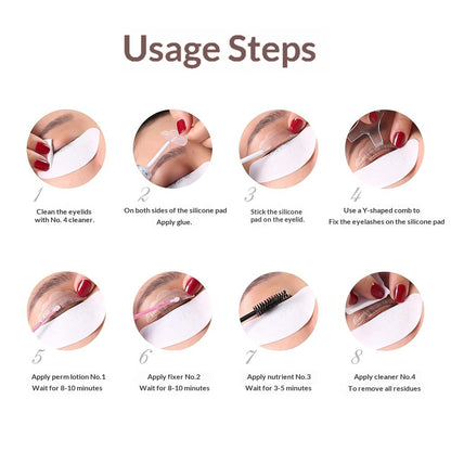 ICONSIGN Eyelash Perming Keratin Kit For Long-lasting Curly Lashes  Easy Eyelash Perming