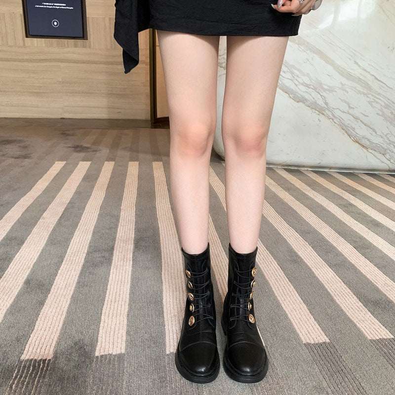 All-match British Short Boots Women&