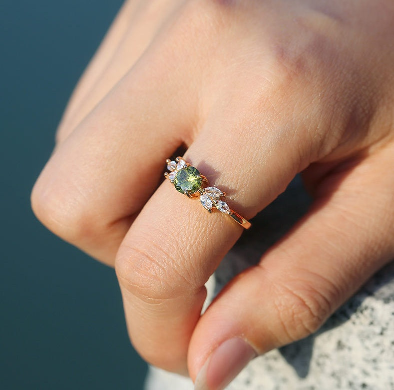 Emerald Diamond Ring