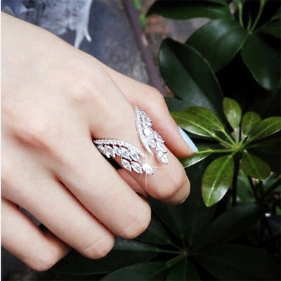Angel Wing Ring Alloy Wing